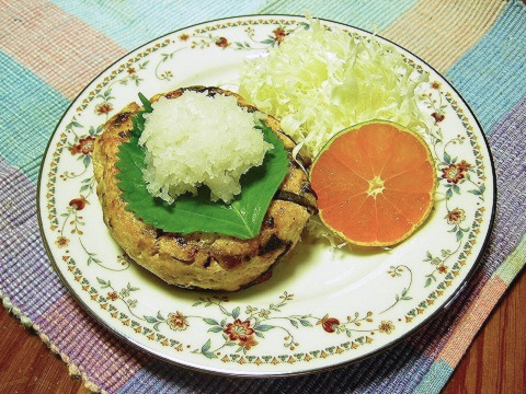 山菜とうふハンバーグ